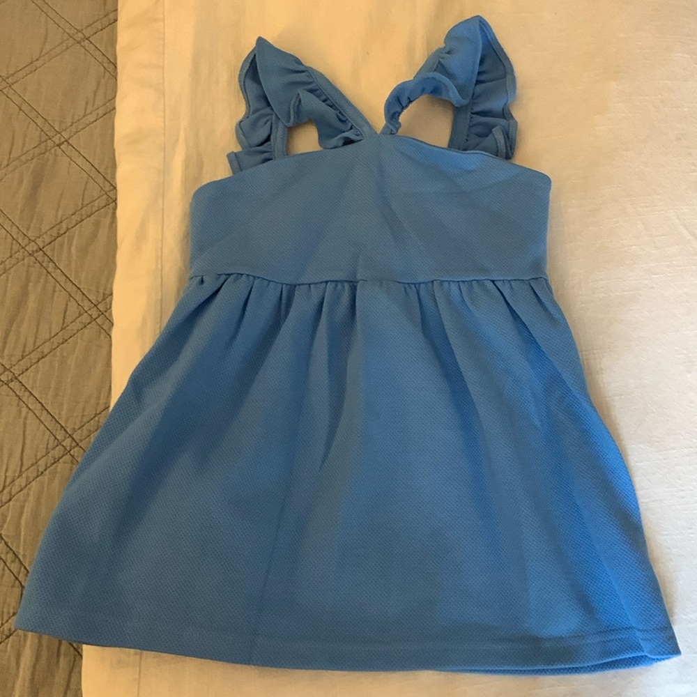 NWT Bisby Girls Ruffle Strap Top - size 7